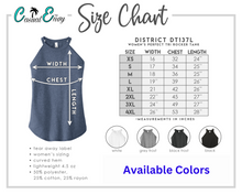 Load image into Gallery viewer, Genesis Athletix Adult Tri Blend Rocker Tank- Print or Glitter