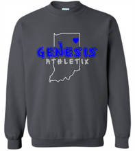 Load image into Gallery viewer, GA Indiana Gildan Crewneck Sweatshirt Adult & Youth