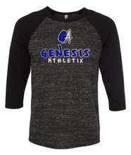 Load image into Gallery viewer, Genesis Athletix Adult Unisex 3/4 Sleeve Baseball Tee