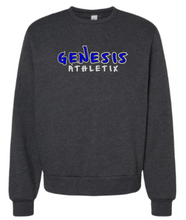 Load image into Gallery viewer, Genesis Bella + Canvas Adult Unisex Drop Shoulder Sponge Fleece Crewneck Sweatshirt