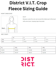 Load image into Gallery viewer, Genesis GA Ladies Fit District V.I.T. Crop Fleece