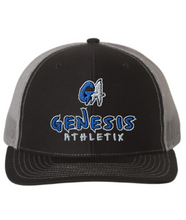 Load image into Gallery viewer, Genesis Athletix Richardson 112 Embroidered Snapback Trucker Cap