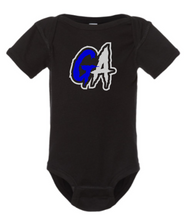 Load image into Gallery viewer, Genesis Athletix GA Infant Fine Jersey Bodysuit- Print or Glitter