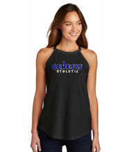 Load image into Gallery viewer, Genesis Athletix Adult Tri Blend Rocker Tank- Print or Glitter