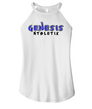 Load image into Gallery viewer, Genesis Athletix Adult Tri Blend Rocker Tank- Print or Glitter