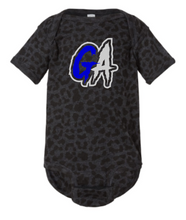 Load image into Gallery viewer, Genesis Athletix GA Infant Fine Jersey Bodysuit- Print or Glitter