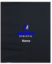 Load image into Gallery viewer, Genesis Athletix Gildan Sweatshirt Stadium Blanket with Name 50" x 60"