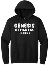 Load image into Gallery viewer, GA Puff Print Mission 3 Hoodie or Crewneck Sweatshirt