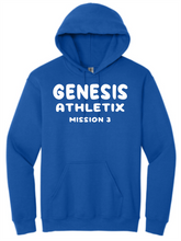 Load image into Gallery viewer, GA Puff Print Mission 3 Hoodie or Crewneck Sweatshirt