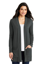 Load image into Gallery viewer, Rome City Embroidered Long Pocket Cardigan