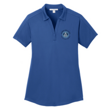 Load image into Gallery viewer, Ladies Cut Diamond Jacquard Polo - Embroidered