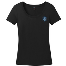 Load image into Gallery viewer, District Short Sleeve Scoop Tee -Embroidered