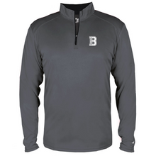 Load image into Gallery viewer, Embroidered "B" Lightweight Performance 1/4 Zip