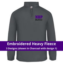 Load image into Gallery viewer, Embroidered Heavy 1/4 ZIP Performance Fleece