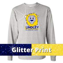 Load image into Gallery viewer, Glitter Print Lindley Lions T-Shirt & Long Sleeve - Casual Envy Apparel