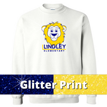 Load image into Gallery viewer, Glitter Print Lindley Lions Hoodie & Crewneck Sweatshirt - Standard Print - Casual Envy Apparel