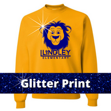 Load image into Gallery viewer, Glitter Print - Lindley Spirit Team Yellow Apparel - Casual Envy Apparel