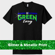 Load image into Gallery viewer, Indiana Ultimate Green Envy Shirt -Glitter & Metallic