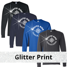 Load image into Gallery viewer, South Side Standard Glitter Printed Short Sleeve or Long Sleeve Tee
