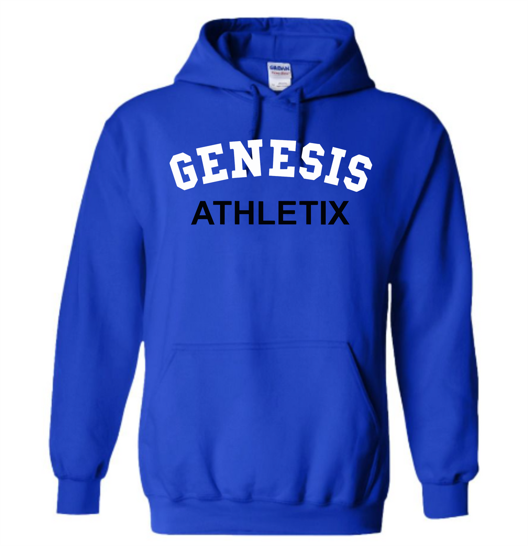 Genesis Collegiate Hoodie or Crewneck Sweatshirt Adult & Youth