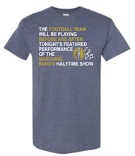 Load image into Gallery viewer, Bella+Canvas Norwell Marching Band Halftime Show  T-Shirt
