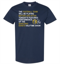 Load image into Gallery viewer, Bella+Canvas Norwell Marching Band Halftime Show  T-Shirt
