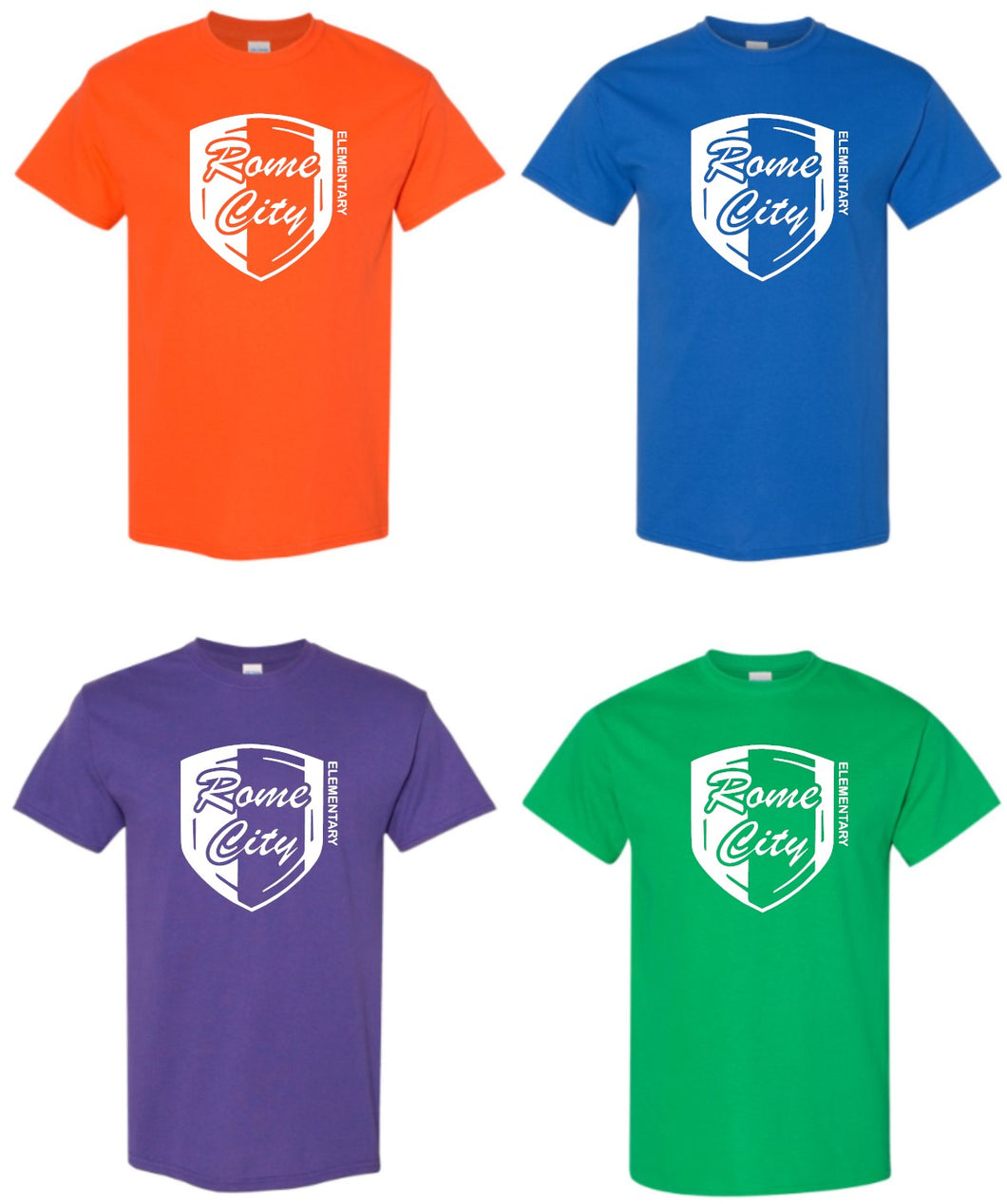 RC T-Shirt or Long Sleeve - Color Shirt With White Print