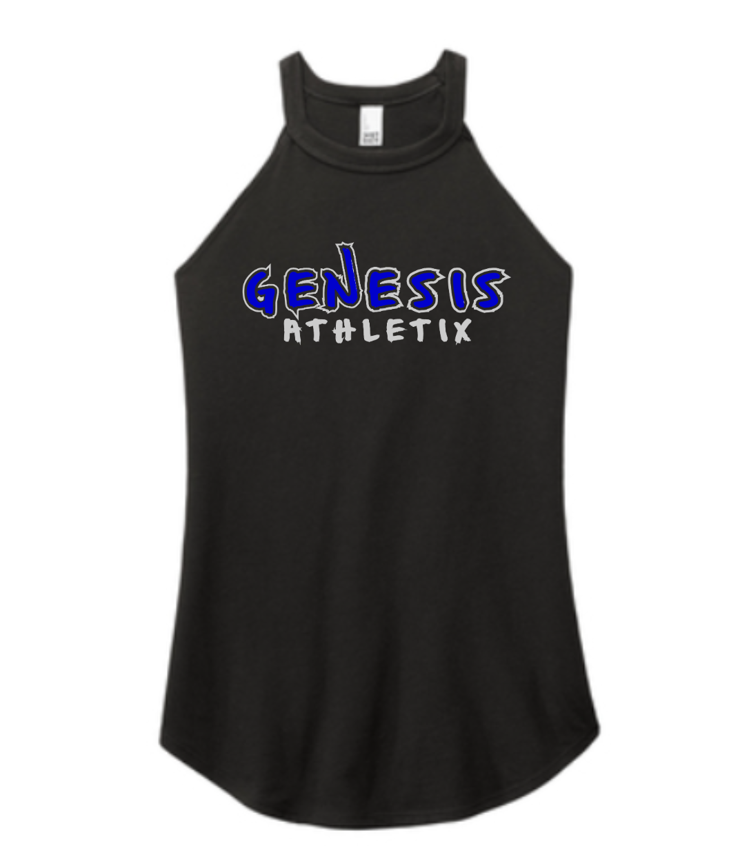Genesis Athletix Adult Tri Blend Rocker Tank- Print or Glitter