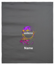 Load image into Gallery viewer, Genesis Athletix Gildan Sweatshirt Stadium Blanket with Name 50&quot; x 60&quot;
