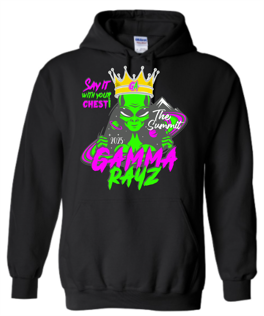 Gamma Summit Crewneck Or Hoodie Sweatshirt