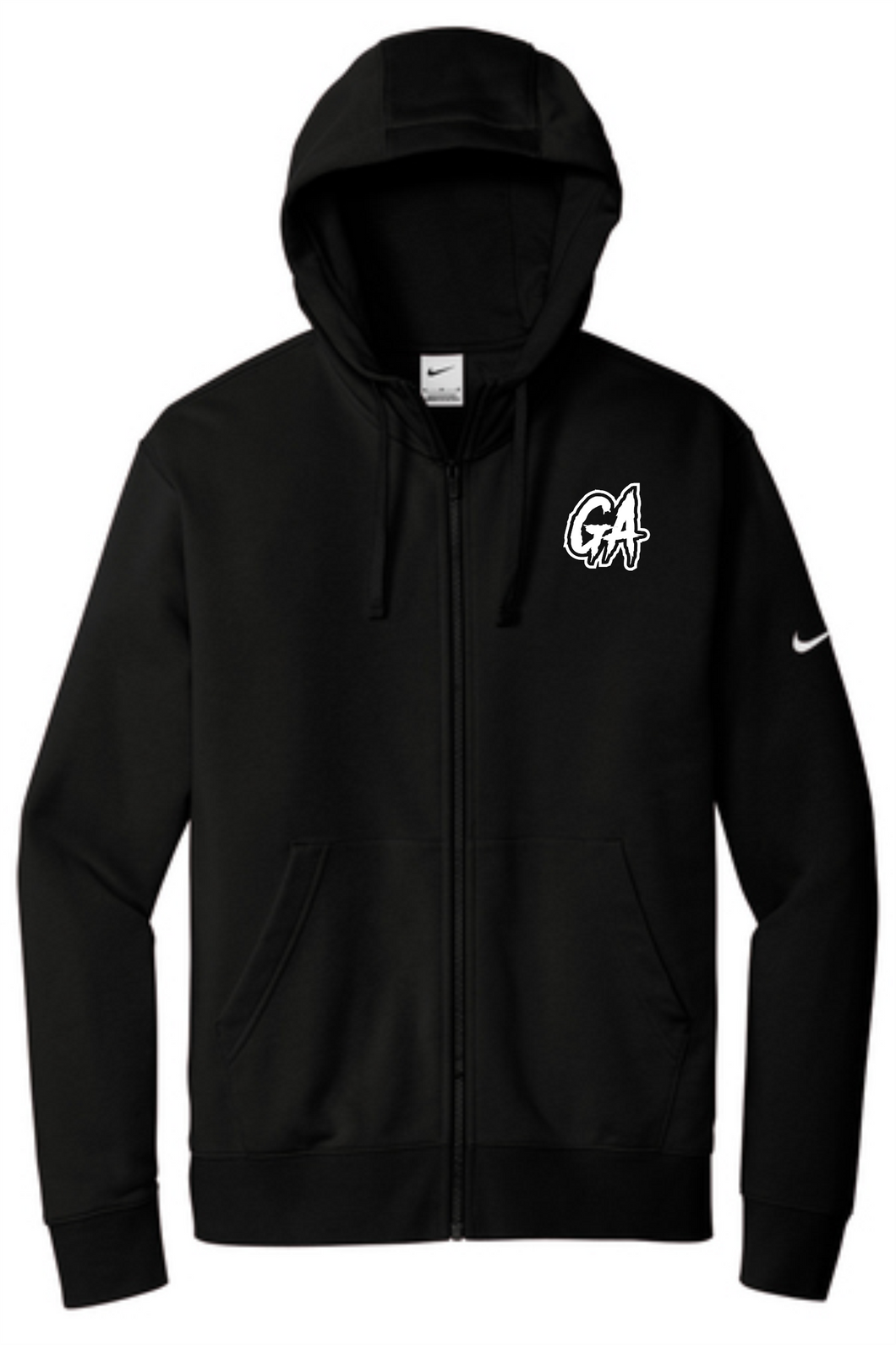 Genesis Athletix Nike Club Fleece Sleeve Swoosh Full-Zip Hoodie - Adult Unisex