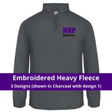 Load image into Gallery viewer, Embroidered Heavy 1/4 ZIP Performance Fleece

