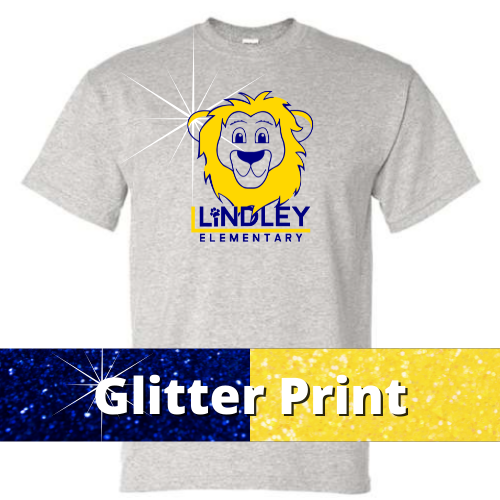 Glitter Print Lindley Lions T-Shirt & Long Sleeve - Casual Envy Apparel 