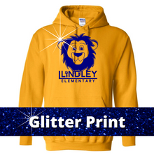 Load image into Gallery viewer, Glitter Print - Lindley Spirit Team Yellow Apparel - Casual Envy Apparel 
