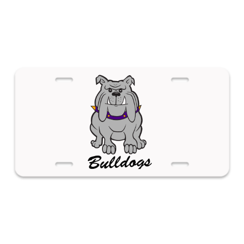 Bulldogs License Plate
