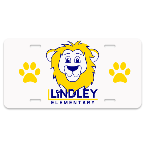 Lindley Lions - License Plate / Wall Decor - Casual Envy Apparel 