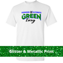 Load image into Gallery viewer, Indiana Ultimate Green Envy Shirt -Glitter &amp; Metallic
