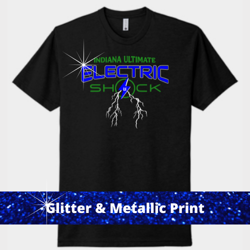 Indiana Ultimate Electric Shock Shirt -Glitter & Metallic Print