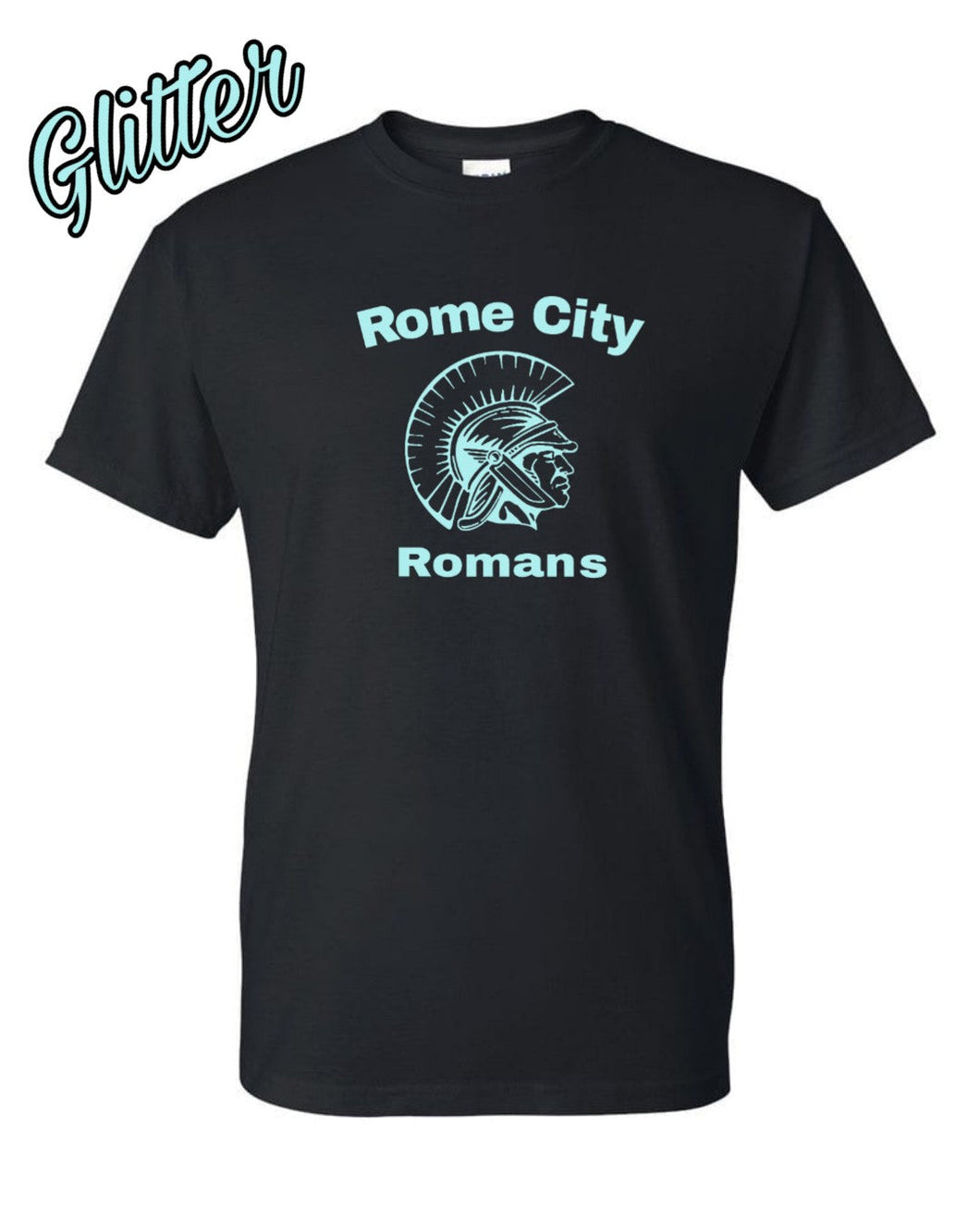 Youth Rome City Glitter T-Shirt Short Sleeve - Casual Envy Apparel 