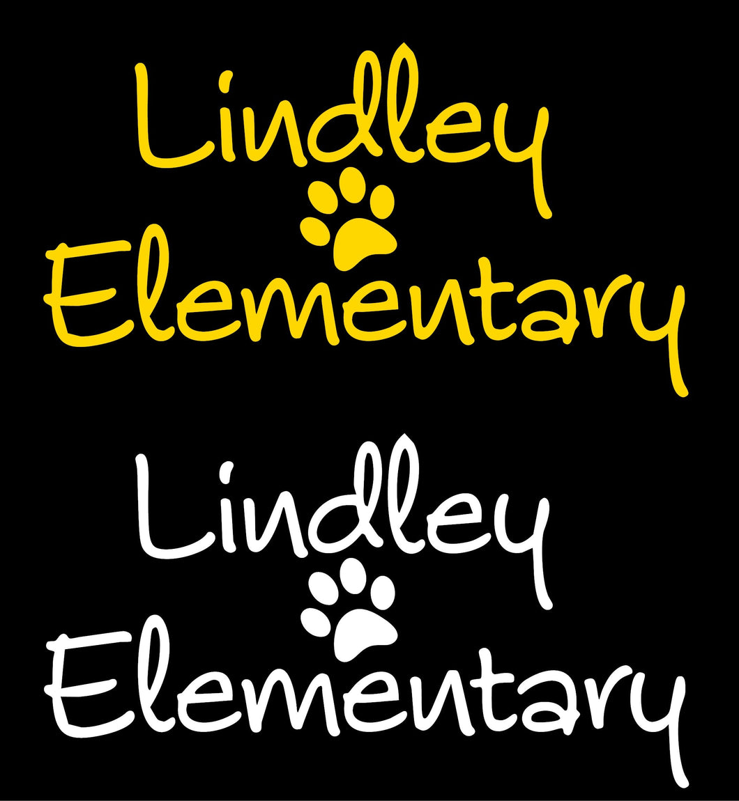 Lindley Elementary Decal - Casual Envy Apparel 